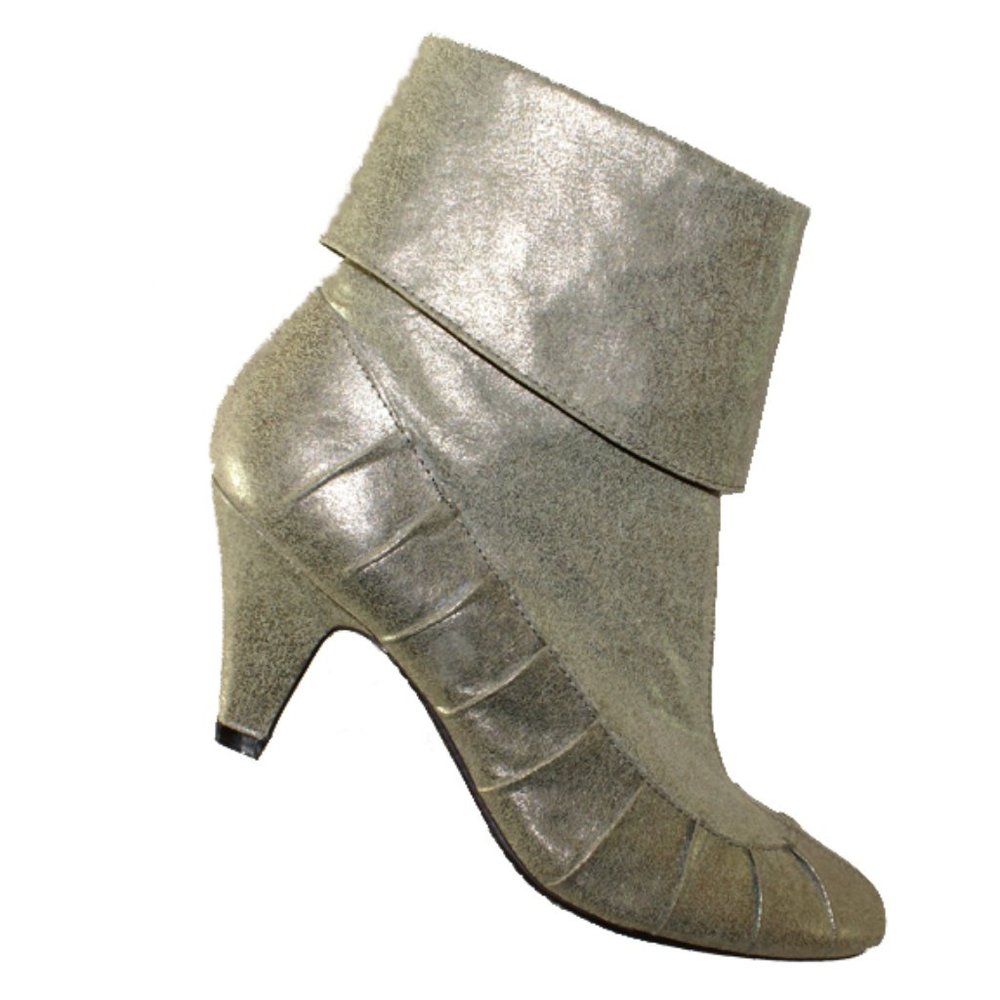 BC Footwear Bad Influence Pewter Suede Leather Booties